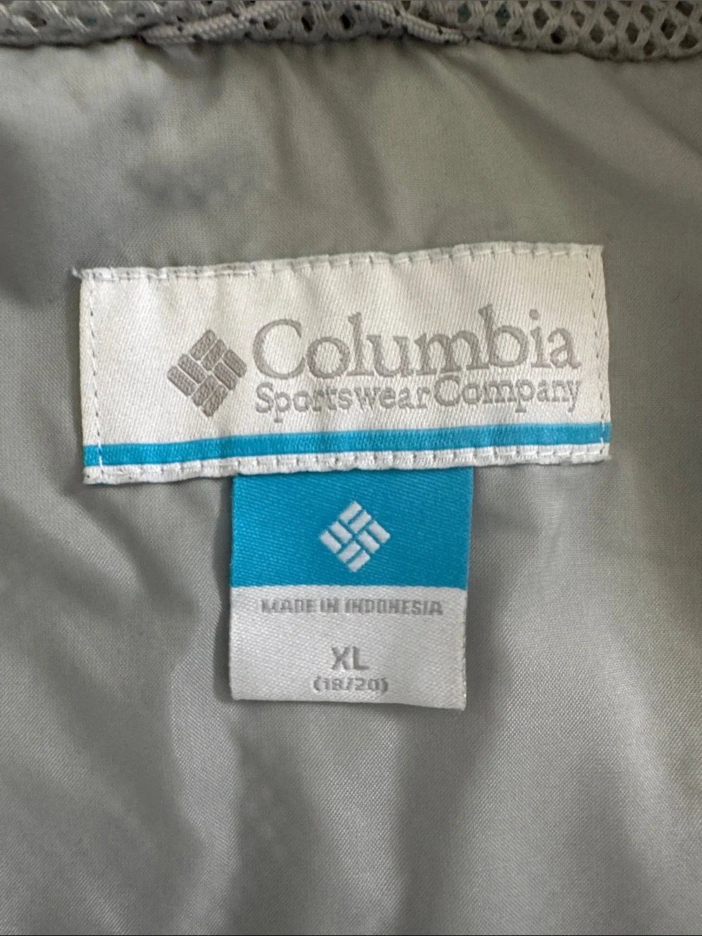 Columbia Teal Outdoor Jacket with Logo